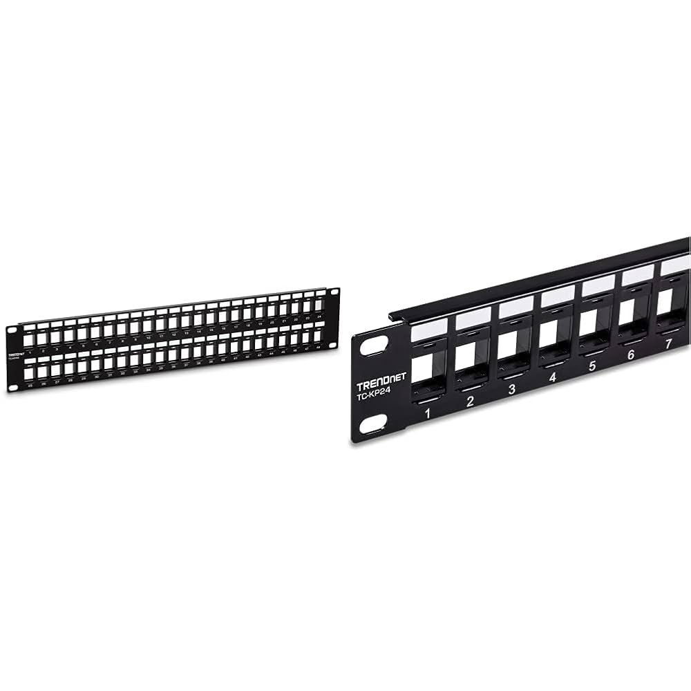 Amazon.com: TRENDnet 48-Port 2U and 24-Port 1U Blank